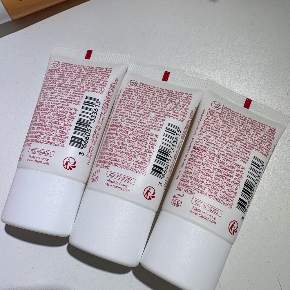 Clarins Skincare Set with Red Pouch - Picture 3 of 5